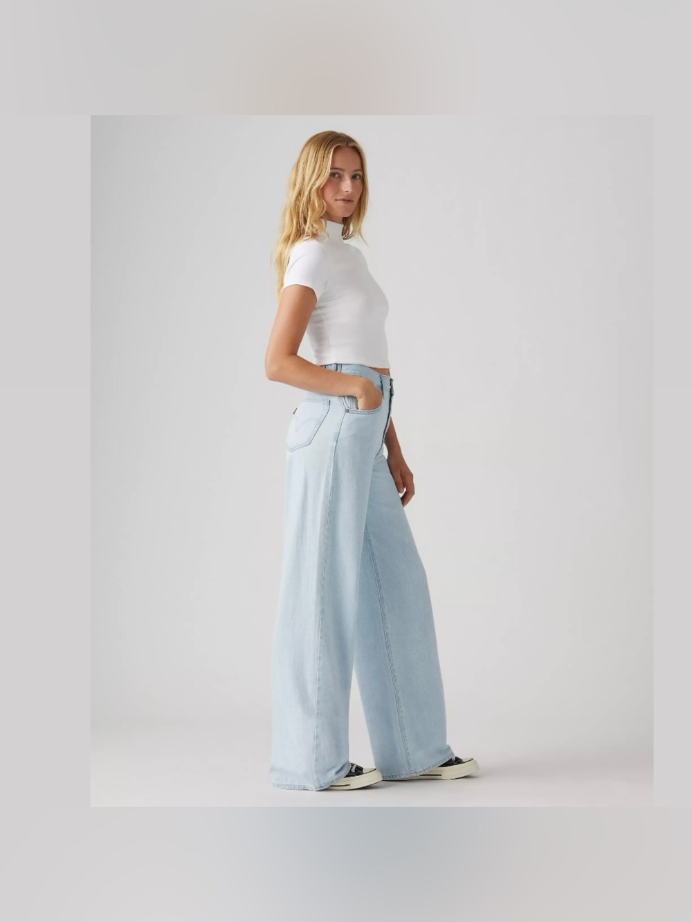 Levi’s Cinch Baggy High Waist Wide Leg Jeans